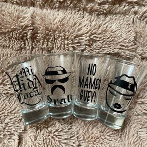 SET OF 4 SHOT CUPS VIDA LOCA